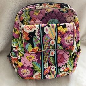 Vera Bradley Mini Backpack Pink/Green Floral